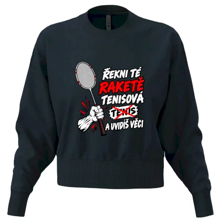 Badmintonová raketa není tenisová