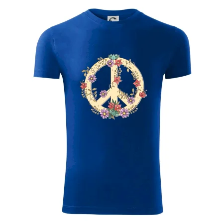 Peace symbol pískový