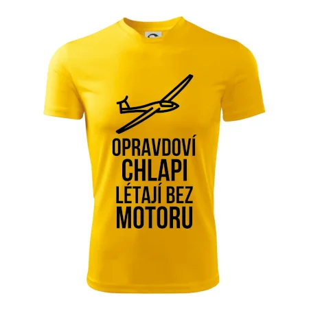 Opravdovi chlapi létají bez motoru
