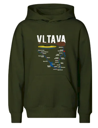Mapa řeky Vltavy