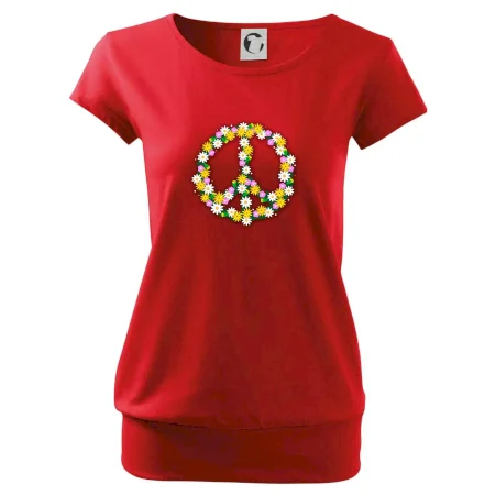 Peace symbol kopretiny