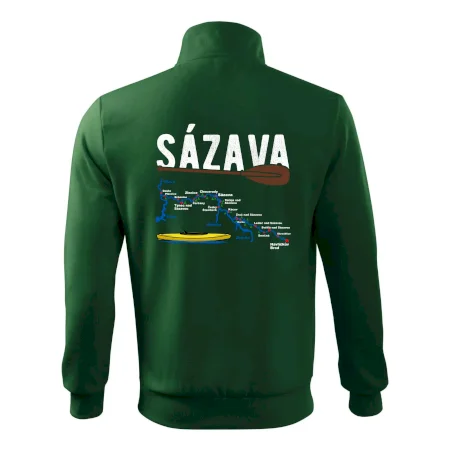 Mapa řeky Sázavy