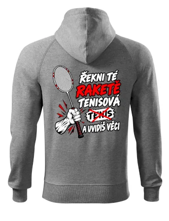 Badmintonová raketa není tenisová