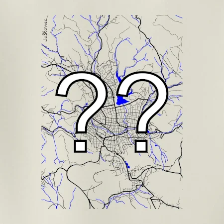 Vaše město - Mapa s vodními toky