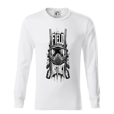 Černobílá maska field instinct paintball