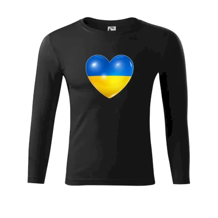Ukrajina srdce vlajka