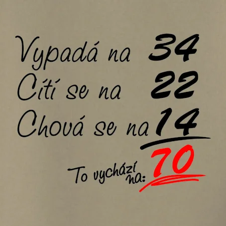Vypadá, cítí se, chová se - 70 let
