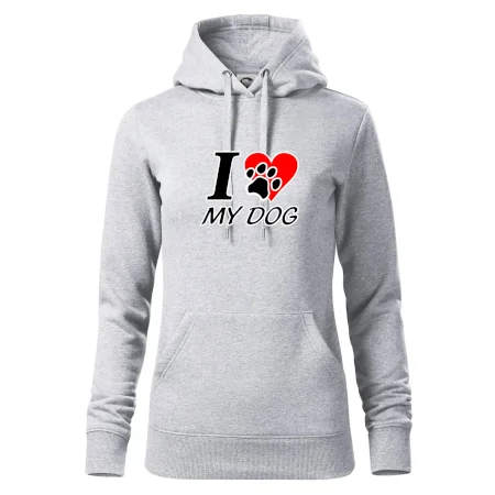 I love my dog - nápis