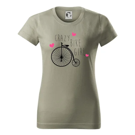 Crazy bike girl