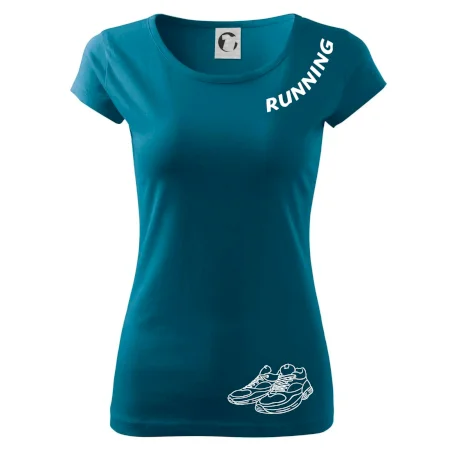 Running nápis šikmo