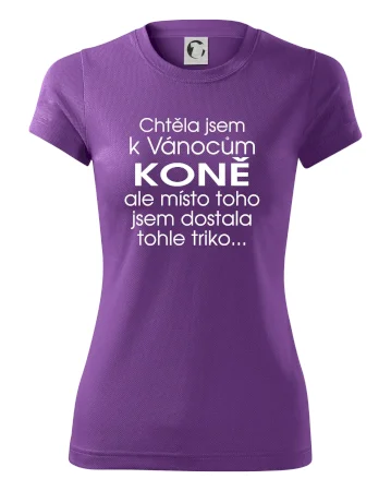 Chtěla jsem k Vánocům koně