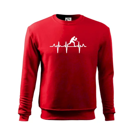 EKG stolní tenista stojící