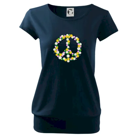 Peace symbol kopretiny