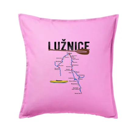 Mapa řeky Lužnice