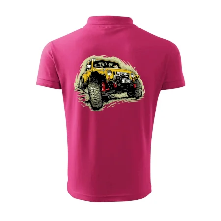 Žlutý offroad s navijákem