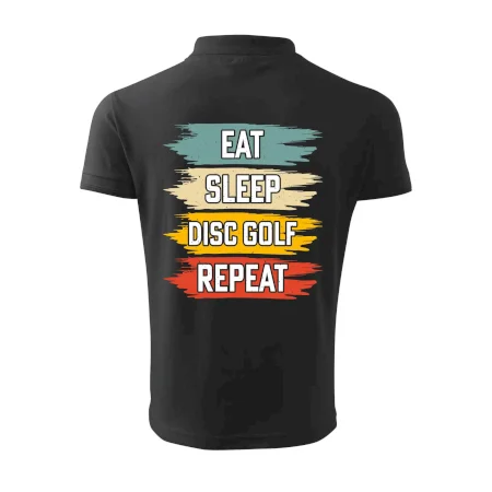 Disc Golf eat sleep barevné