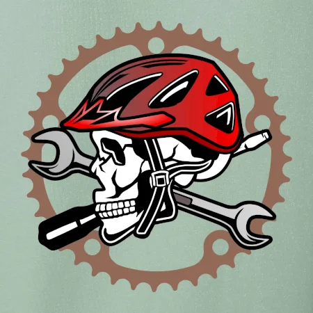 Lebka biker opravář