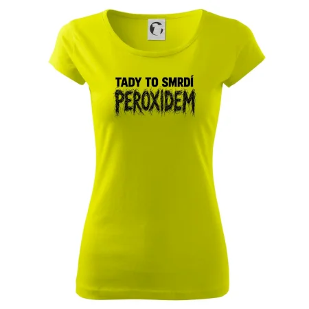Tady to smrdí peroxidem