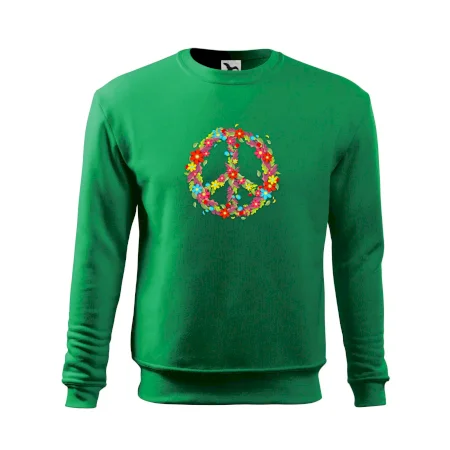 Peace symbol červené květiny