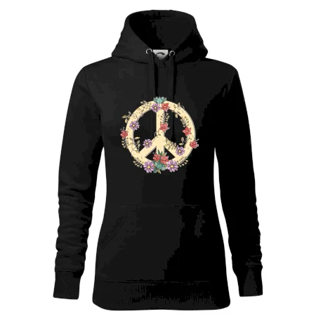 Peace symbol pískový