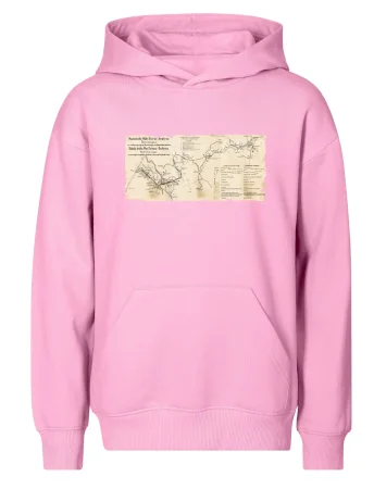 Mapa Báňské dráhy z Moravské Ostravy do Doubravy