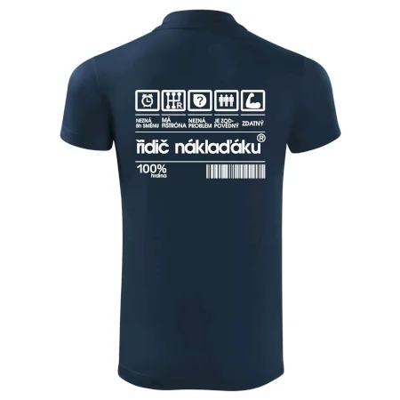 Čárový kód řidič náklaďáku