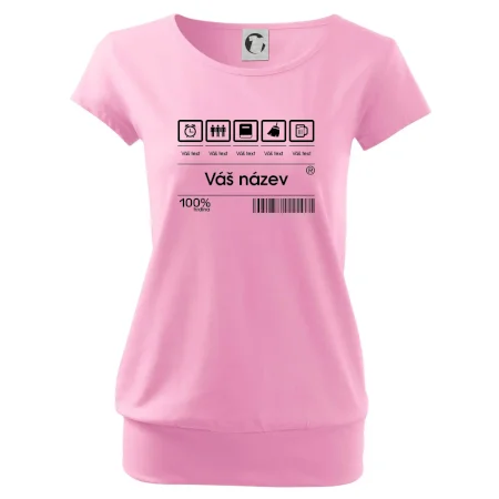 Čárový kód - Vlastní text