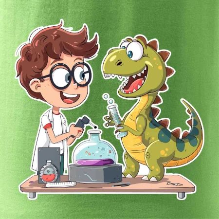Chemik a dinosaurus - kluk