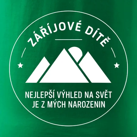Zářijové dítě. Nejlepší výhled na svět je z mých narozenin