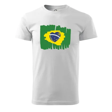 Brazílie vlajka srdce