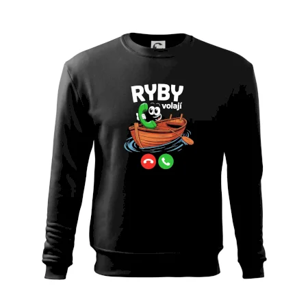 Karikatura ryby volají