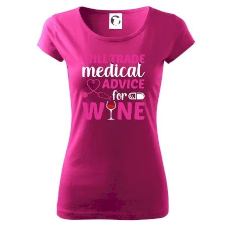 Will trade medical advice for wine