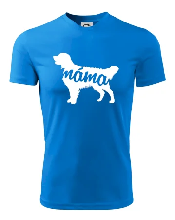 Zlatý retrívr máma obrys