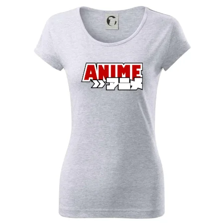 Anime nápis červený