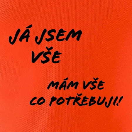 Nápis Já jsem vše!