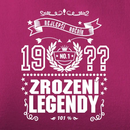 Zrození legendy - pro všechny - vlastní letopočet