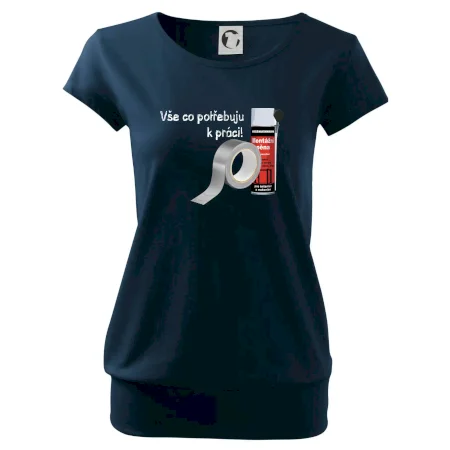 Pěna  a páska - vše co potřebuji k práci