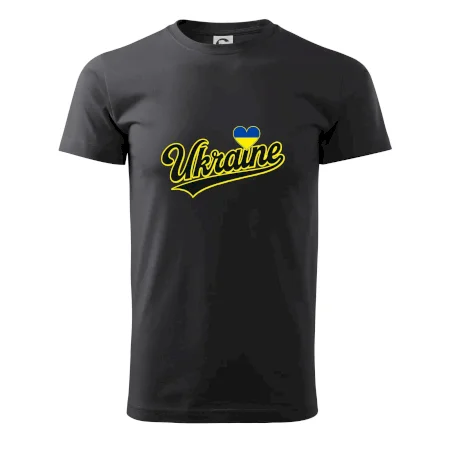 Ukraine - nápis černý