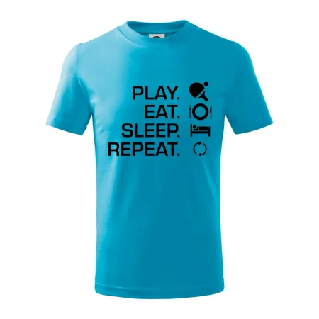 Stolní tenis - eat sleep