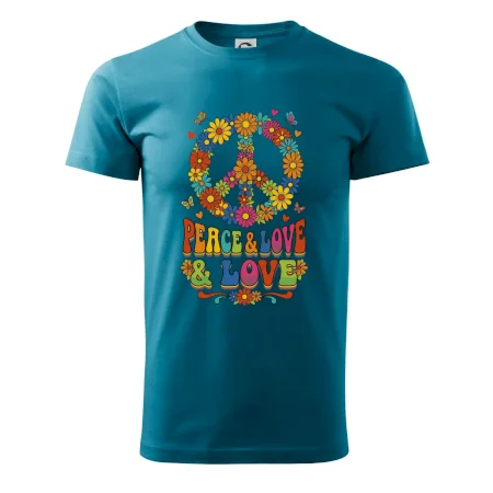 Peace and love - na výšku s květy