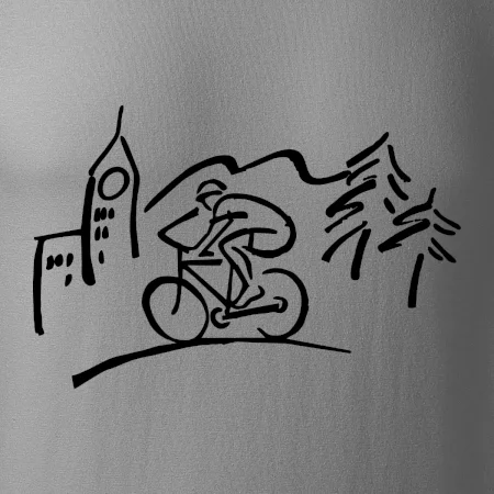 Cyklista na výletě
