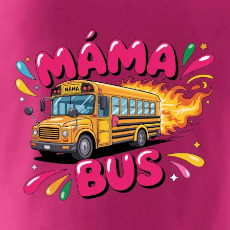 Máma bus - žlutý autobus