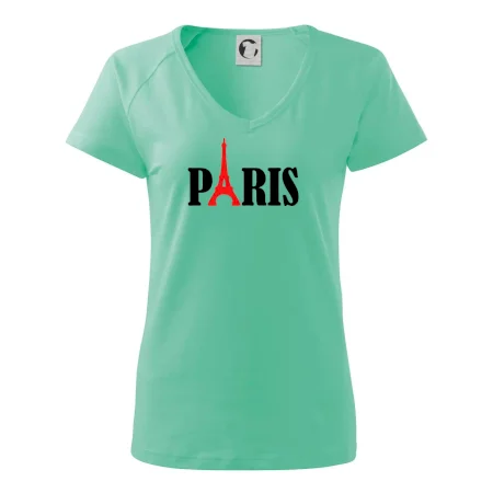 Paris nápis Eiffelova věž