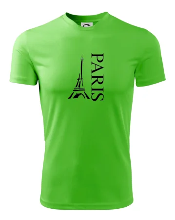 Paris nápis Eiffelovka na výšku