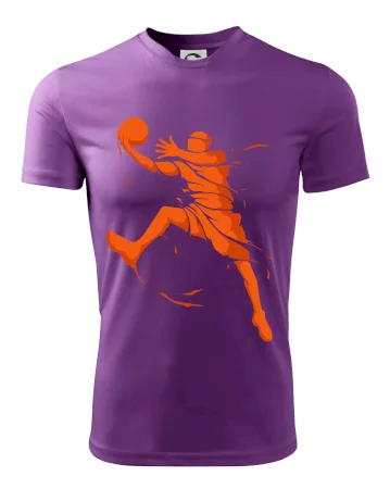 Basketball player splash