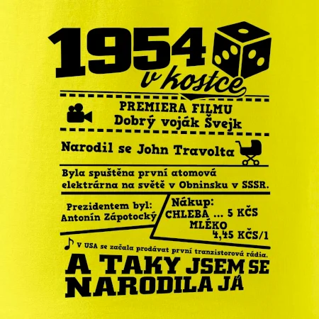 1954 v kostce