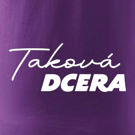 Jaký táta / máma - taková dcera psací