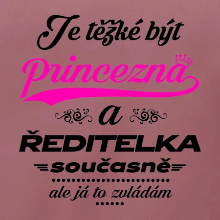 Je těžké být princezna - ředitelka