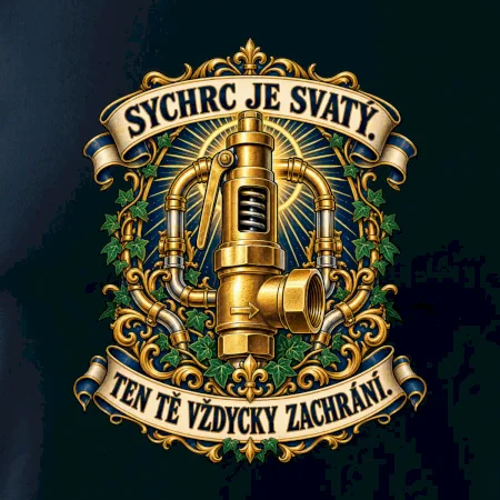 Posvátný mosazný pojistný ventil sychrc