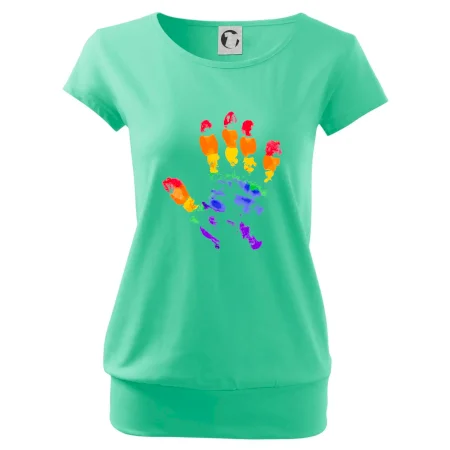 LGBT hand print